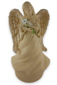 Custom cremation urn angel A custom cremation urn: the angel