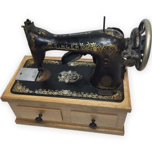 Custom sewing machine urn