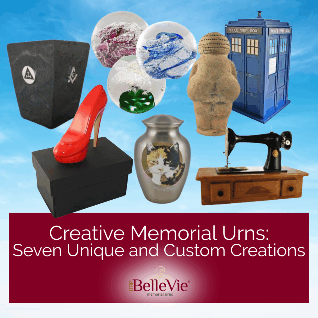 Creative Memorial Urns – Seven Unique and Custom Creations