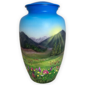 Field of Dreams Handpainted Urn
