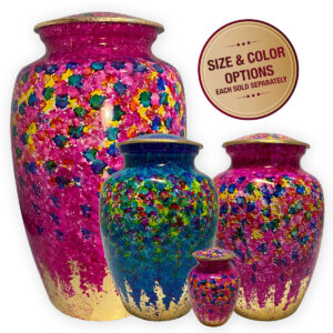 Monet-inspired cremation urns
