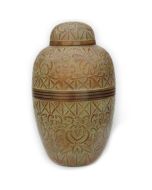 Verdigris Adult Metal Urn - View 1