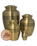 Dignity Gold Metal Urn - View 1