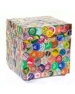 Pop Rocks! Wood and Metal Urn - View 1