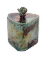 Lotus Ceramic Urn - View 1