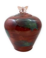 Mariposa Ceramic Urn - View 1