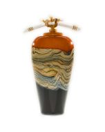 Harvest Glow Glass Urn - View 1