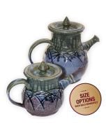 I'm A Little Teapot Purple Ceramic Urn - View 1 (Small and Large)