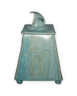 Egret Ceramic Urn - View 1