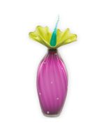 Hyacinth Purple Glass Urn - View 1