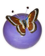 Papillon Lilac Ceramic Urn - View 1