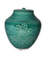 Shamrock Ceramic Urn - View 1