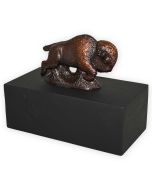 Fortune Buffalo Keepsake Urn - View 1