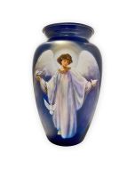 Heaven's Welcome Angel Metal Urn - View 1