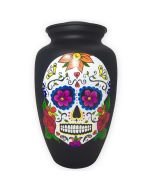Carmen Skull Metal Urn - View 1
