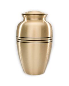 Dignity Gold Large Metal Urn - View 1