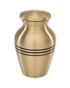 Dignity Gold Keepsake Urn - View 1