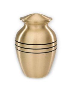 Dignity Gold Extra Small Metal Urn - View 1