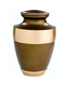 Athens Chestnut Adult Metal Urn - View 1