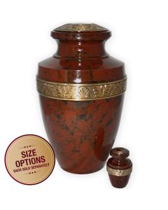 Hephaestus Metal Urn - View 1