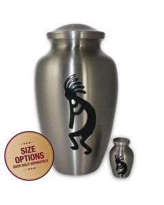 Kokopelli Metal Urn - View 1