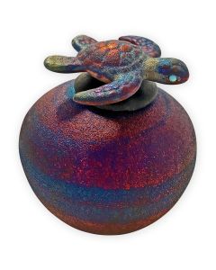 Honu Ceramic Urn - View 1 (Keepsake)