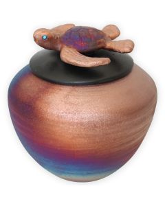 Honu Ceramic Urn - View 1 (Small)