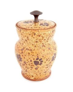 Spotted Paws Ceramic Pet Urn - View 1