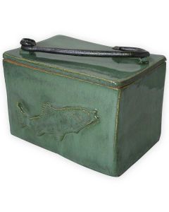 Hooked on Fishing Ceramic Urn - View 1