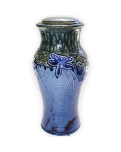 Freedom Dragonfly Ceramic Urn - View 1