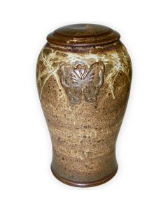 Tranquility Butterfly Ceramic Urn - View 1