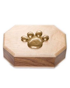 Bronze Paw Pet Urn - View 1