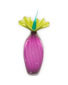 Hyacinth Purple Glass Urn - View 1