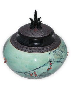 Royal Oak Ceramic Urn - View 1