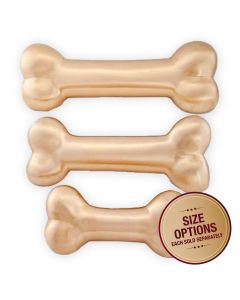 Go Fetch Brushed Gold Pet Urn - View 1 (Small, Medium and Large)