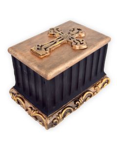 Corinthian Black Keepsake Urn - View 1