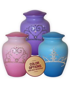 Bling! Cherished Princess Metal Urn - View 1