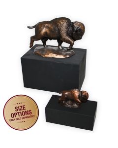 Fortune Buffalo Urn - View 1 (Adult, Keepsake)