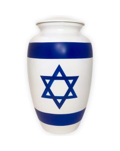 Star of David Metal Urn - View 1