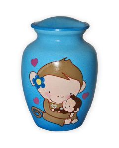 My Little Monkey Metal Urn - View 1