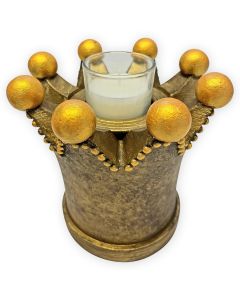 Gold Crown Tea Light Keepsake Urn - View 1