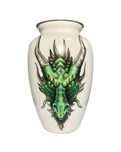 Draco Dragon Metal Urn - View 1