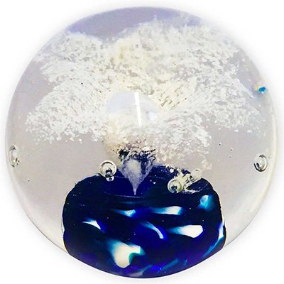 Ashes into Glass - Blue Glass Urn