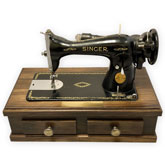 Vintage Sewing Machine Urn